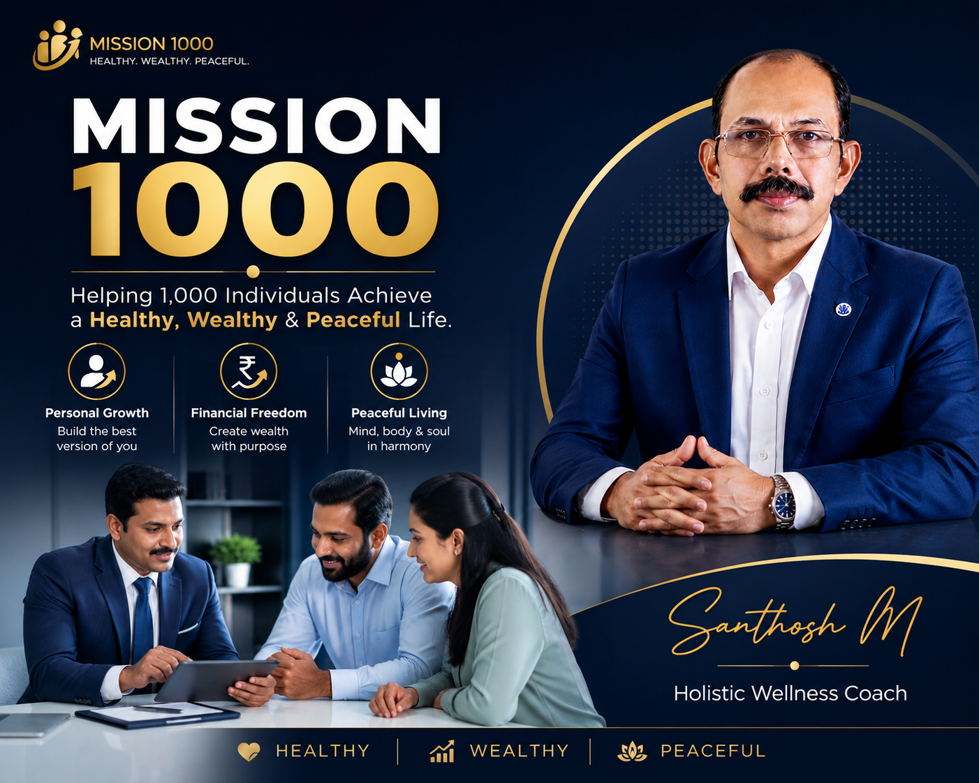 Mission 1000 by Life Force Academy: Helping 1,000 individuals achieve a healthy, wealthy and peaceful life